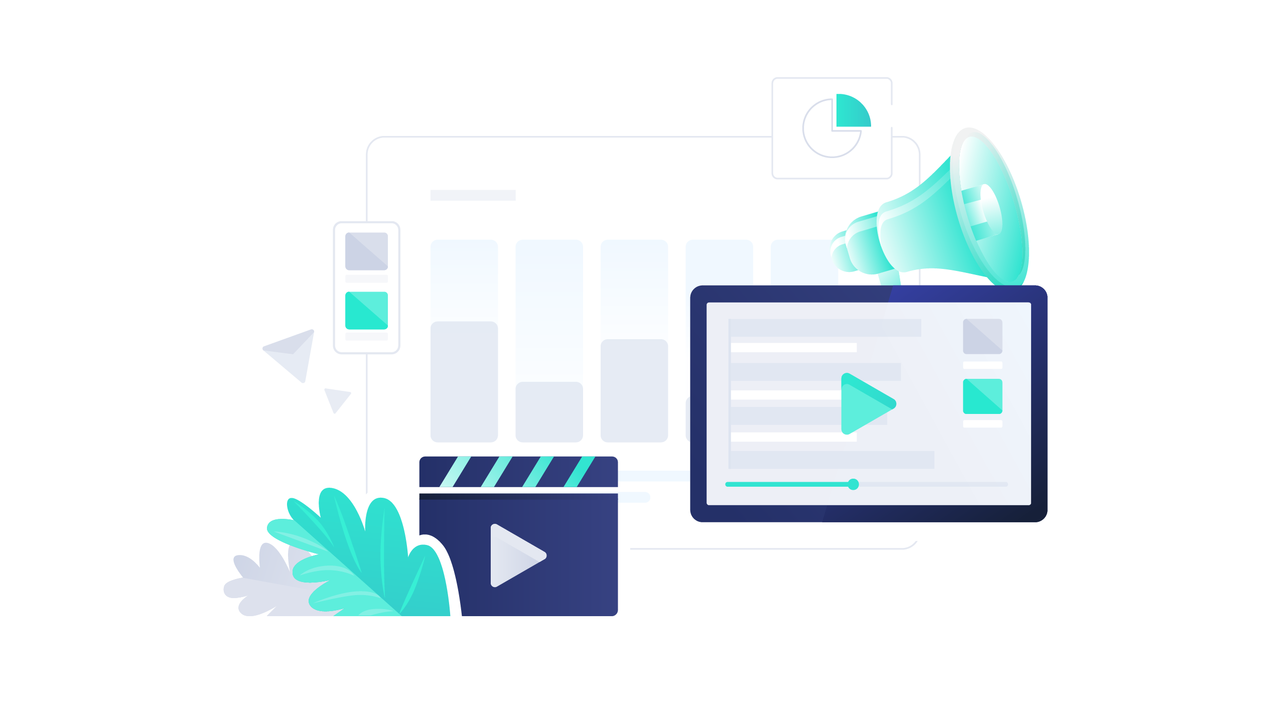 video marketing vector